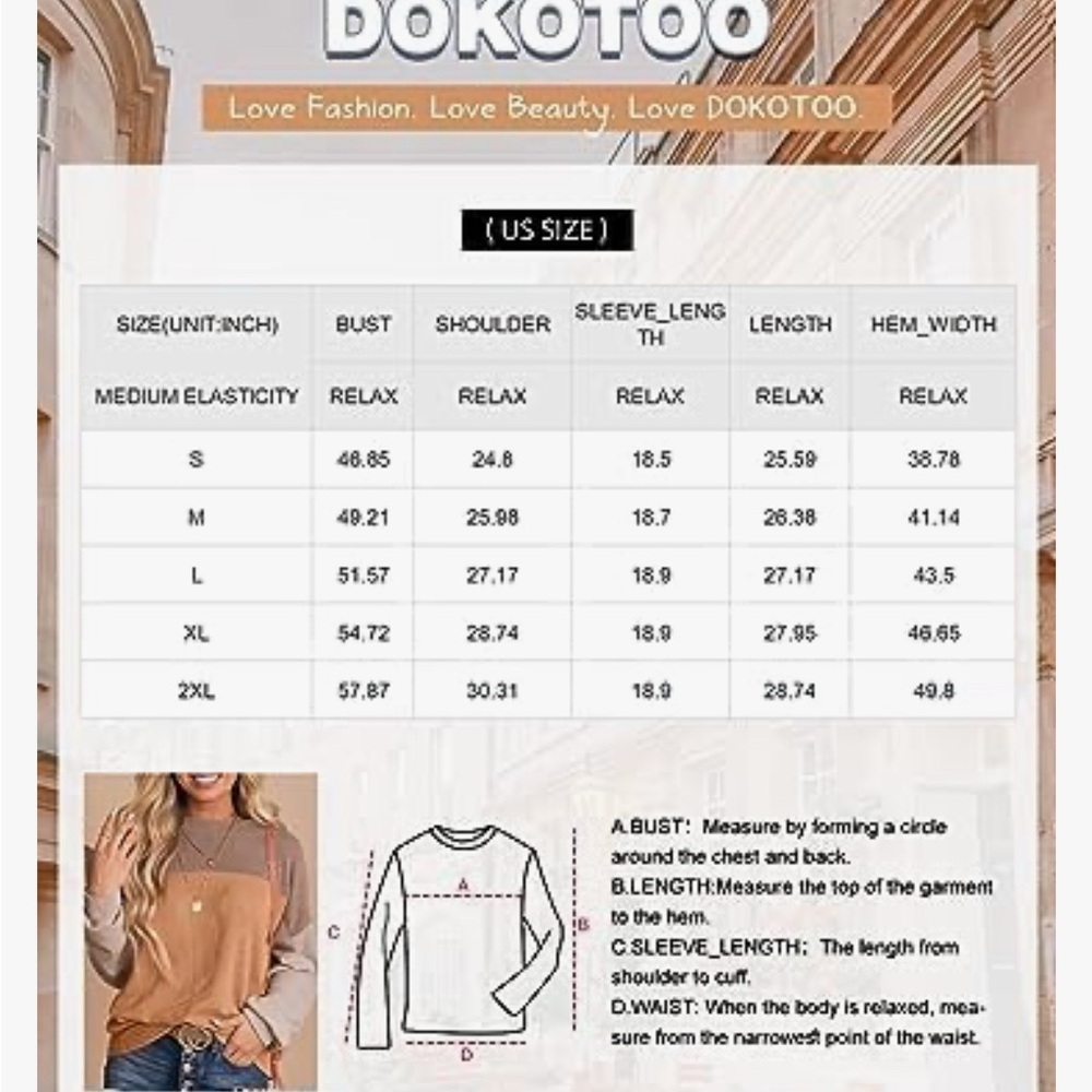 🌸. #1660-4.  Colorblock Ribbed Sweater - Picture 4 of 4